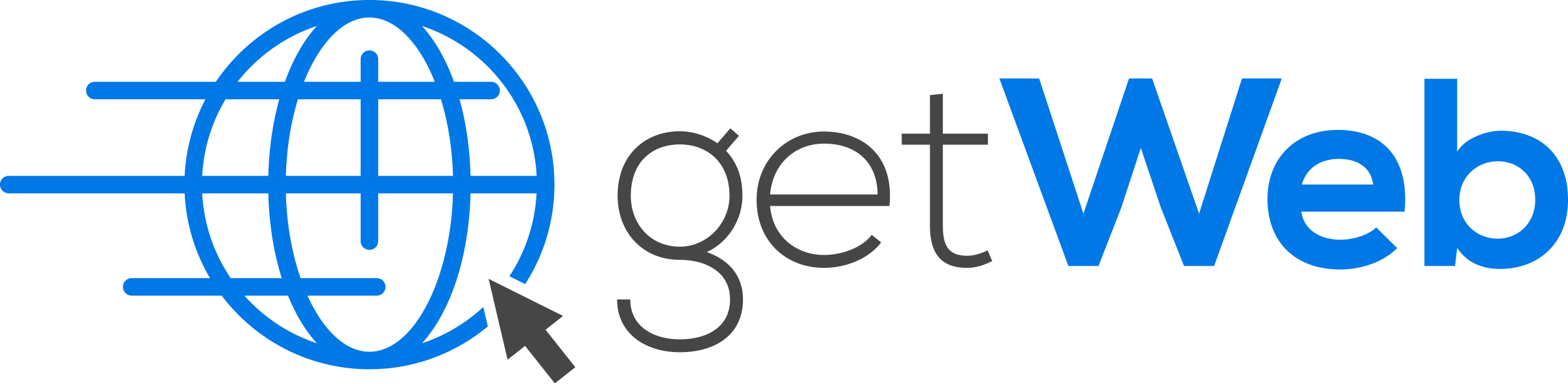 Das Logo von getWeb Webdesign